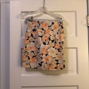 Amazing floral print vintage mini skirt